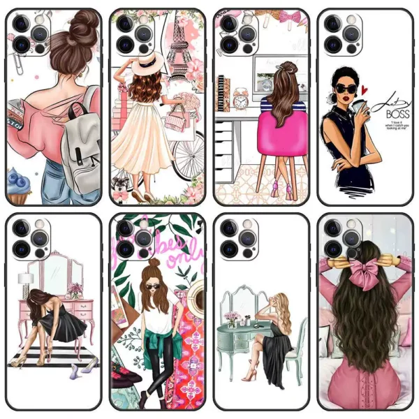Gloss & Glam Girly iPhone Cases