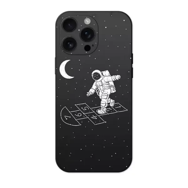 Midnight Sketch – Minimalist Line Art iPhone Cases