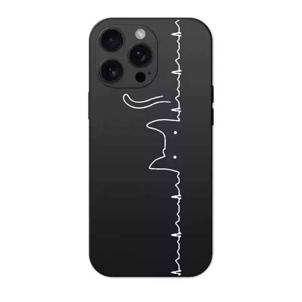 Midnight Sketch – Minimalist Line Art iPhone Cases