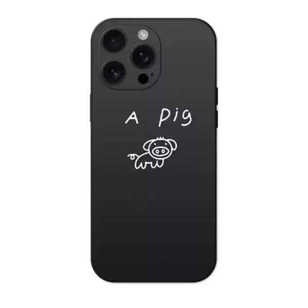 Midnight Sketch – Minimalist Line Art iPhone Cases