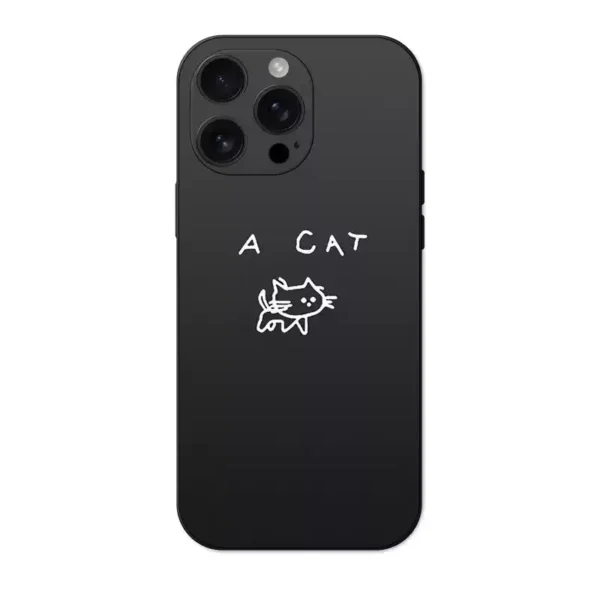 Midnight Sketch – Minimalist Line Art iPhone Cases