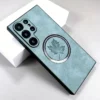 Synthetic Sheepskin Faux Leather Samsung Cases