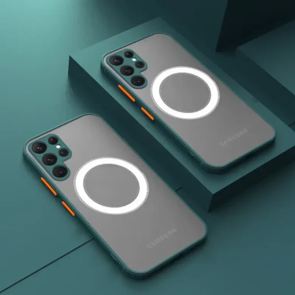 Magnetic Matte Samsung Cases