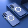 Magnetic Matte Samsung Cases