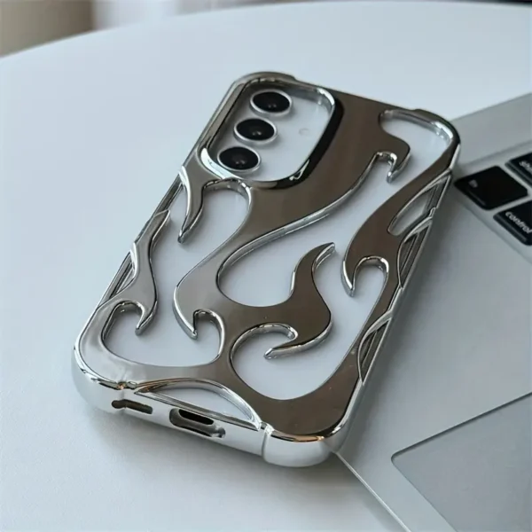 Hollow Out Flame Fire Samsung Cases