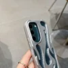 Black Flame Shell Samsung Cases