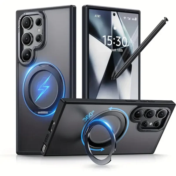 Rotating Magnetic Ring Holder Samsung Cases