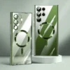Luxury Magnetic Wireless Charging Samsung Cases