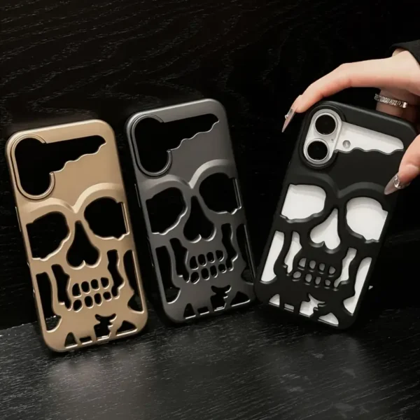 Matte Skull Samsung Cases