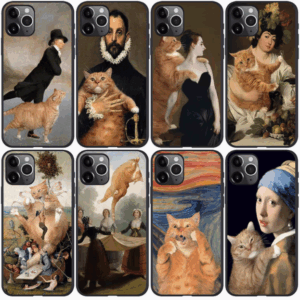Classic Cat Masterpieces iPhone Cases
