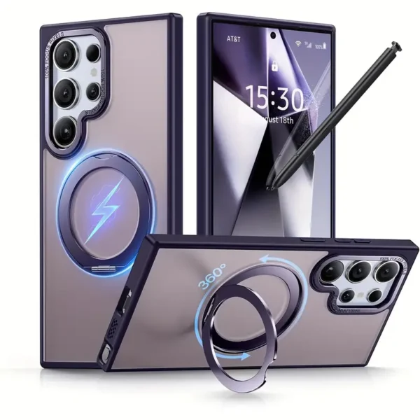 Rotating Magnetic Ring Holder Samsung Cases