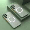 Magnetic Matte Samsung Cases
