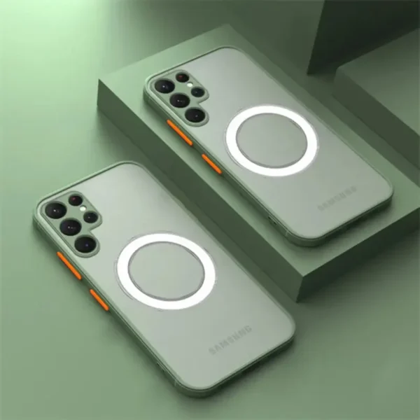 Magnetic Matte Samsung Cases