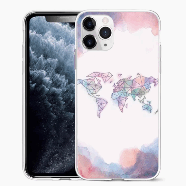 World Map iPhone Cases