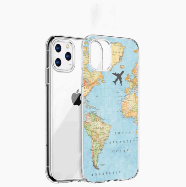 World Map iPhone Cases