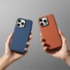 Electroplating Frame Litchi Pattern iPhone Cases