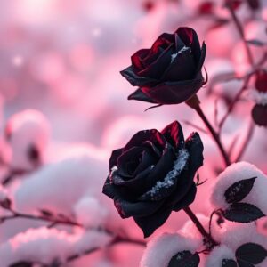 Frosted Dark Rose