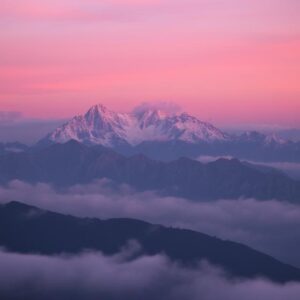 Rose Dusk Mountains