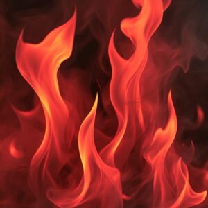 Abstract Flickering Flames
