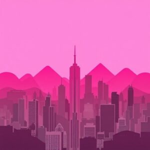 Abstract City Skyline