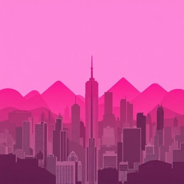 Abstract City Skyline