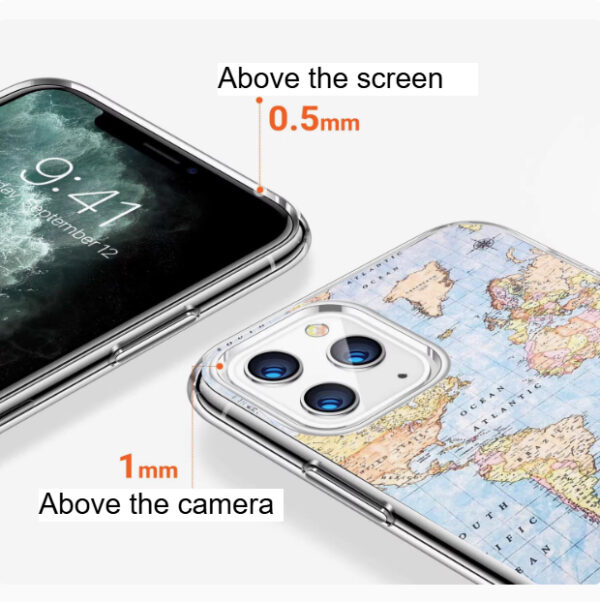 World Map iPhone Cases