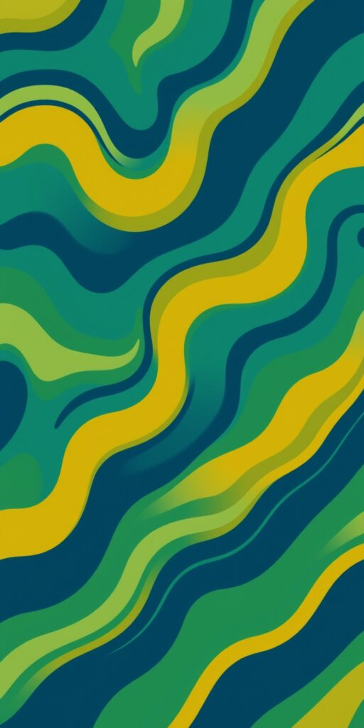 Waves phone case pattern
