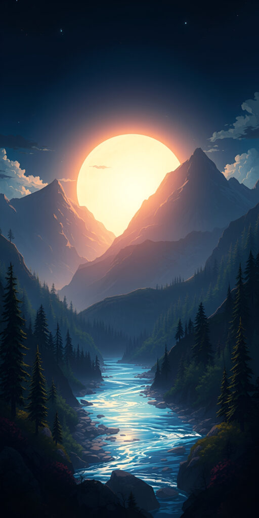 da37fe50-aa16-48c6-9e7f-dc3045b50ecd Moonrise Over Still Waters