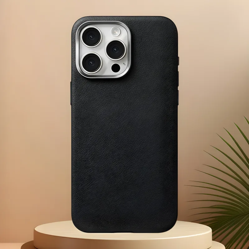 15881017-6464-4151-a61f-73023f19dc91 Electroplating Frame Litchi Pattern iPhone Cases