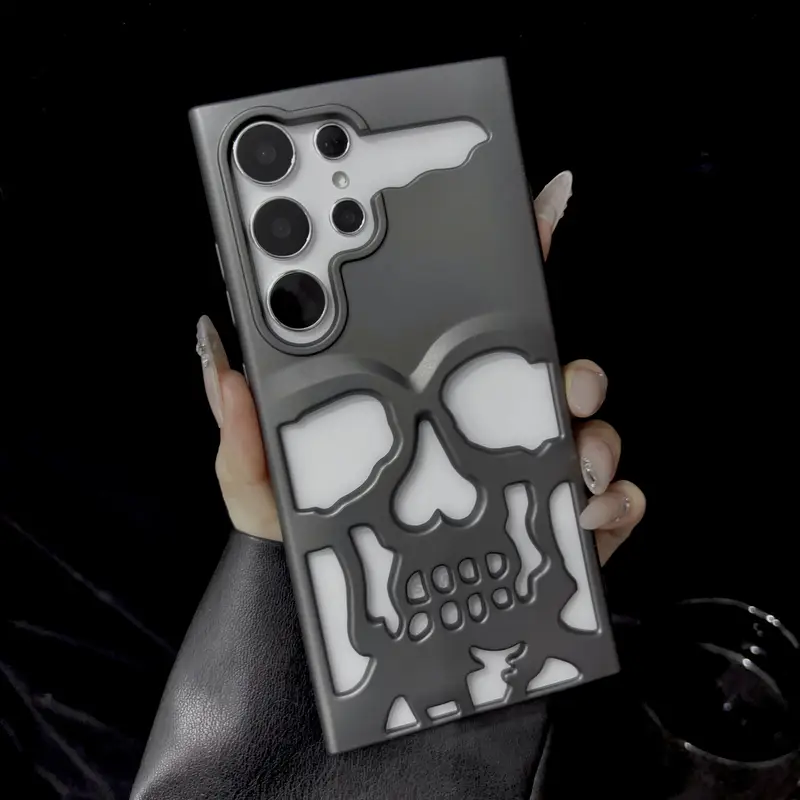 27e30b38-4c84-4102-92ec-63636e24cc02 Matte Skull Samsung Cases