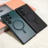 Luxury Matte Magnetic TPU Samsung Cases