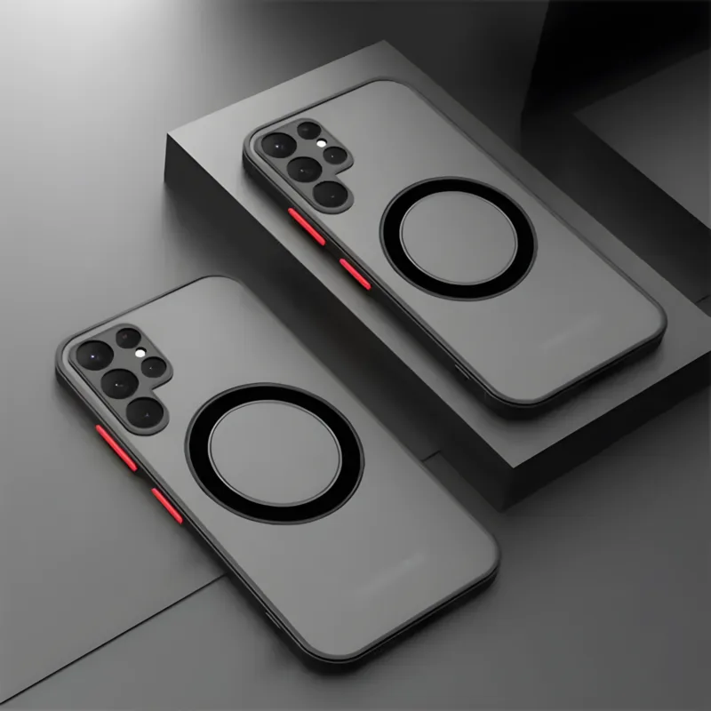 Magnetic Matte Samsung Cases