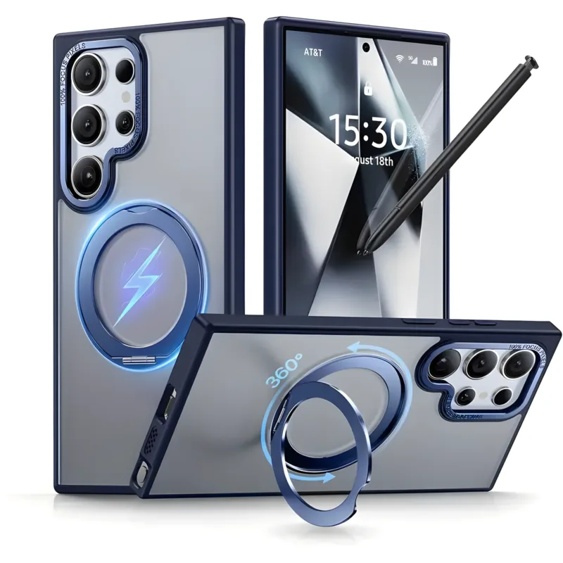 Rotating Magnetic Ring Holder Samsung Cases