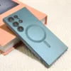 Luxury Matte Magnetic TPU Samsung Cases