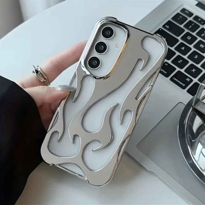 9e50d40b-6544-427c-b559-4e283b040d8b Hollow Out Flame Fire Samsung Cases