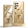 Luxury Magnetic Wireless Charging Samsung Cases