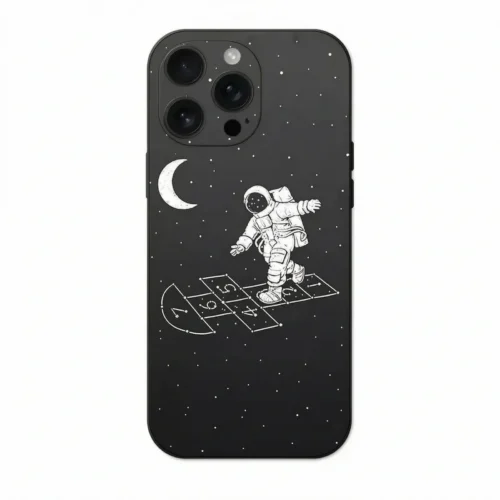 Simple01 Midnight Sketch – Minimalist Line Art iPhone Cases