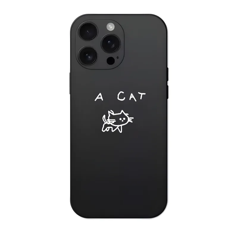Midnight Sketch – Minimalist Line Art iPhone Cases