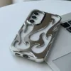 Hollow Out Flame Fire Samsung Cases