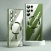 Luxury Magnetic Wireless Charging Samsung Cases