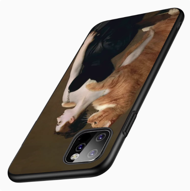 catgallery3 Classic Cat Masterpieces iPhone Cases