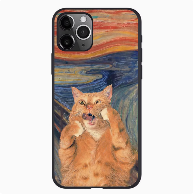 catgallery4 Classic Cat Masterpieces iPhone Cases