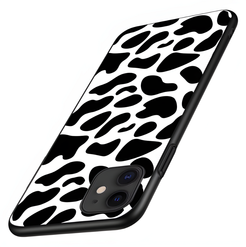 Monochrome Moo & Spots iPhone Cases