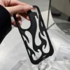e6b0ac5a7cd84e50a3abeb8315579d10-goods Black Flame Shell Samsung Cases