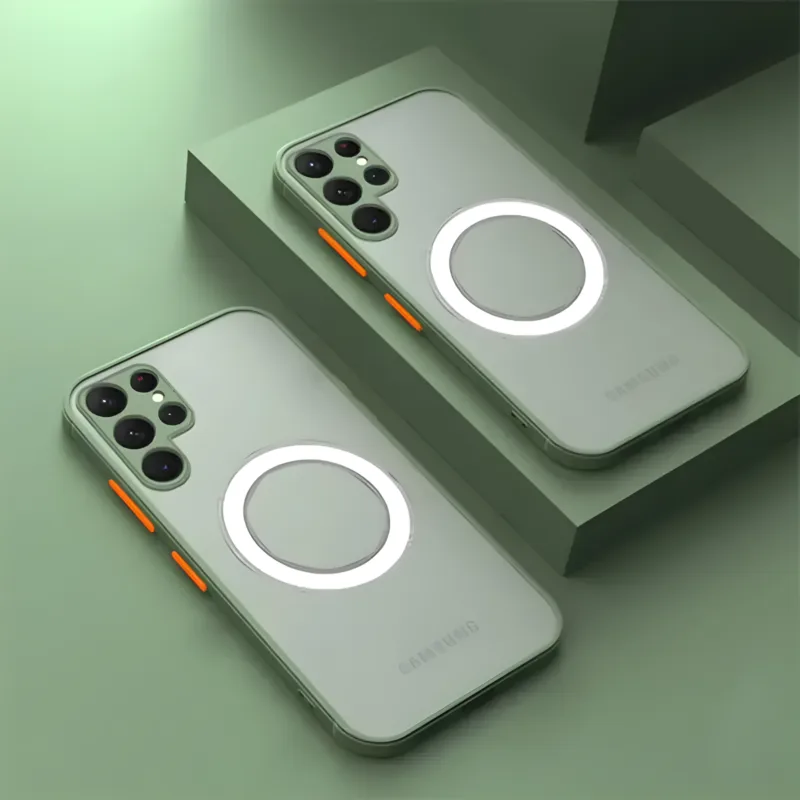Magnetic Matte Samsung Cases