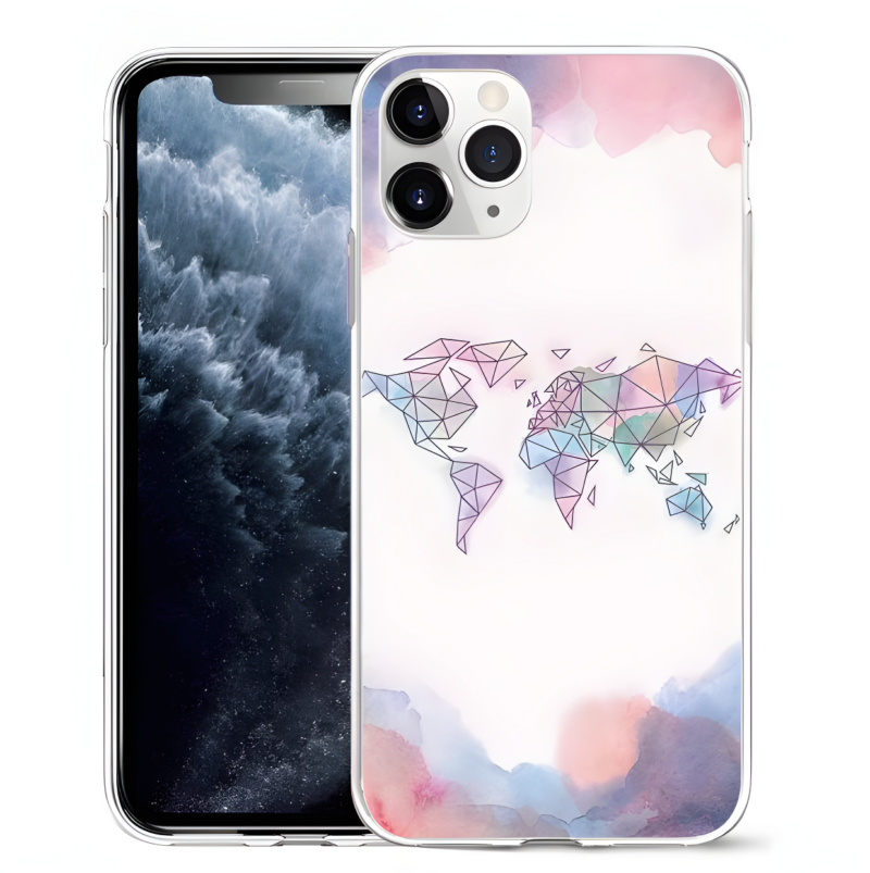worldgallery3 World Map iPhone Cases