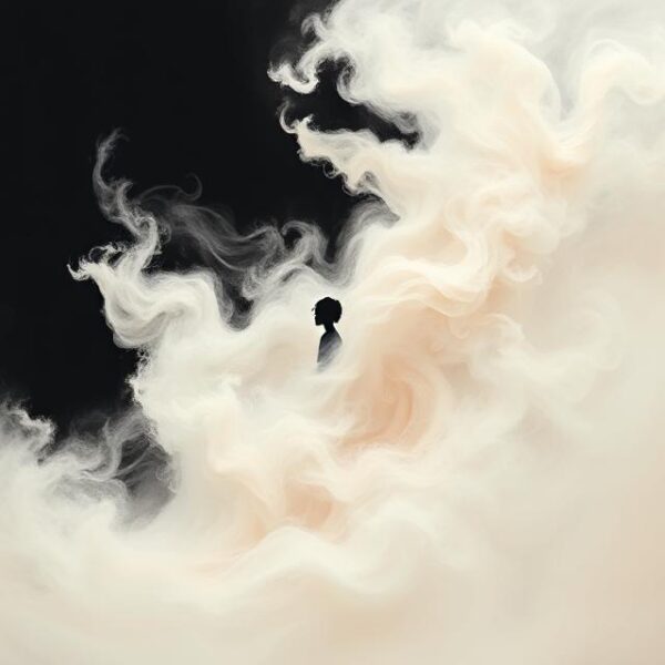 Melting Lone Sillohoute Smoky Lone Silhouette