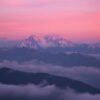 Mountain Rose Dusk Mountains
