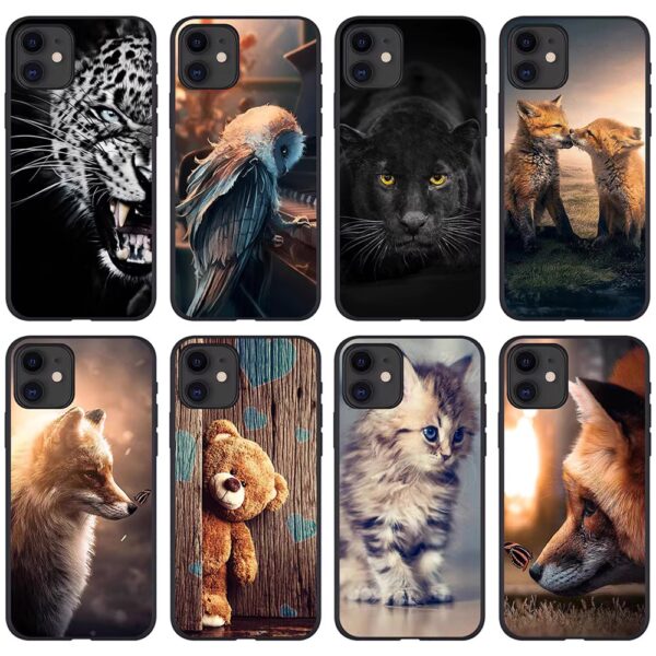 O1CN01yZ0g4s1dqUcZrsS5w_!!2200637783787 Animal Portrait iPhone Cases
