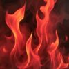 Abstract Flickering Flames